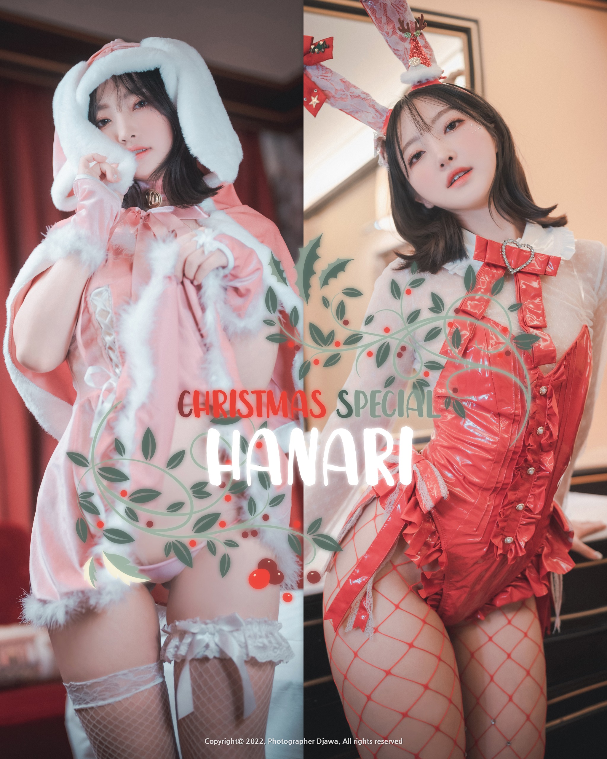 图片[1]-Hanari – NO.020 (하나리) DJAWA Photo  – Christmas Special [101P]-XikXak